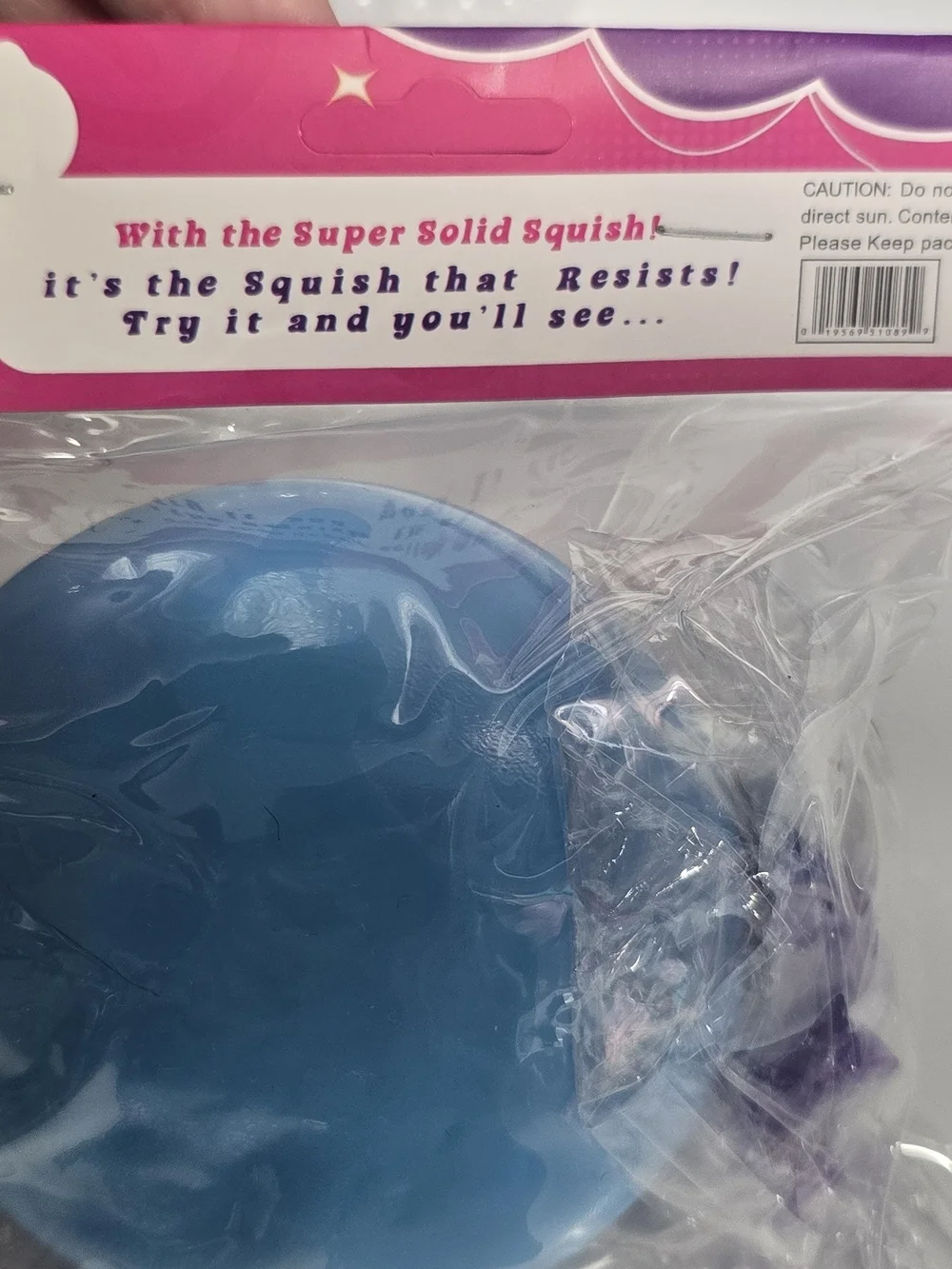 Smushers Light Blue Squishy Stress Ball Toy